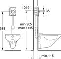GROHE Surf 37063000 bedieningspaneel chroom