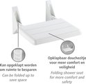WENKO Douchezitje Secura opklapbaar - Douchestoel