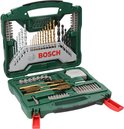 Bosch X-Line borenset - 70-delig - Titanium Plus Serie - Voor hout, metaal en steen