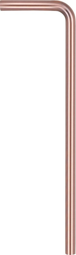 Differnz Vloerbuis Rood Koper – Duurzaam Roestvij staal – Ø 32 mm – 750 x 220 mm