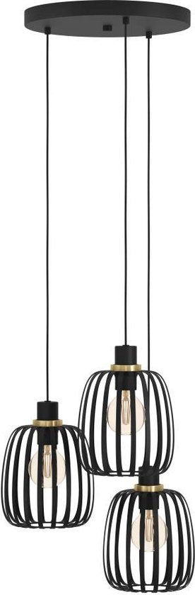 EGLO Pocicas Hanglamp - E27 - Ø 35 cm - Zwart