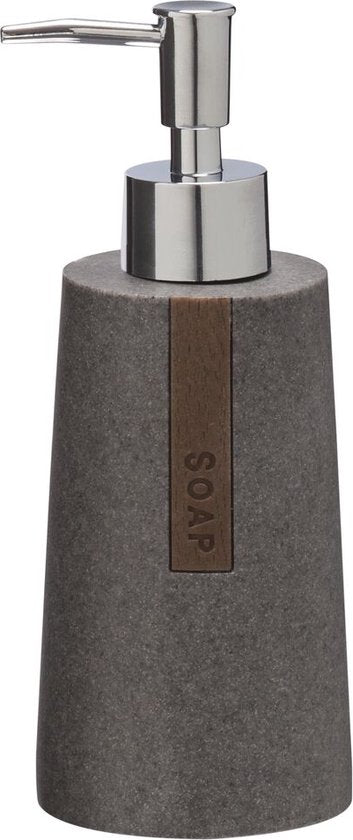 Sealskin Pierra - Zeepdispenser 275 ml vrijstaand - Grijs