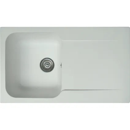 EsseBagno spoelbak Lisse wit 86x50cm