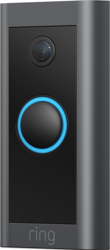 Ring Video Deurbel Wired - Slimme Deurbel - Bedraad - Zwart