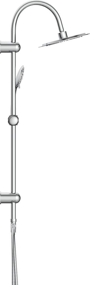 SCHÜTTE JAMAICA FRESH Douchesysteem - Regendouche - 92 cm Stang - Chroom