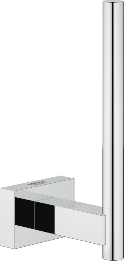 GROHE Essentials Cube Reserverolhouder - WC-rol houder voor 1 rol - Chroom
