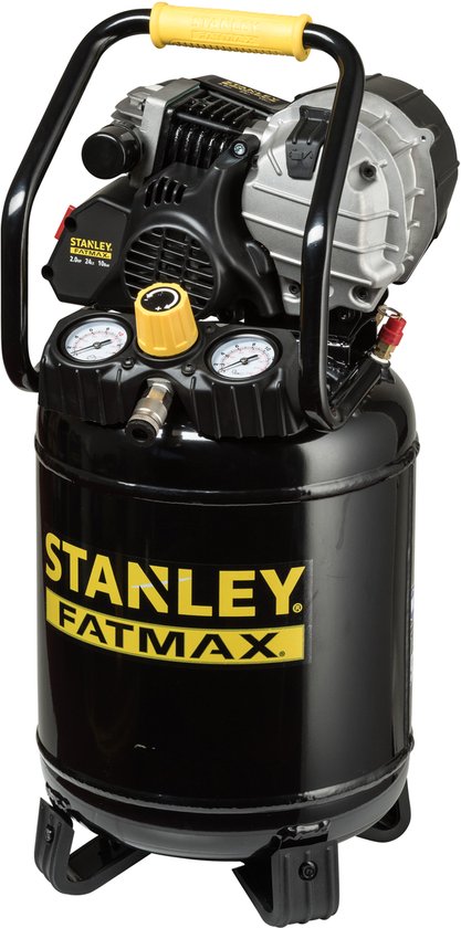 Stanley - Professionele Compressor - Oliegesmeerd - Verticaal - 24 L / 2 pk / 10 bar