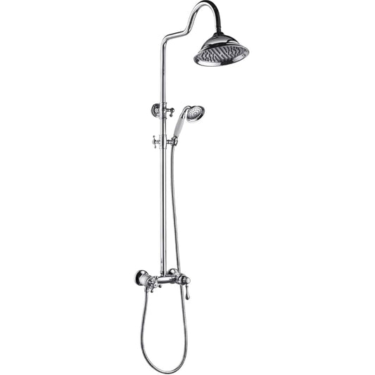Essebagno Regendouche - Leeds - Chroom - Waterbesparend - Met Thermostatische Kraan