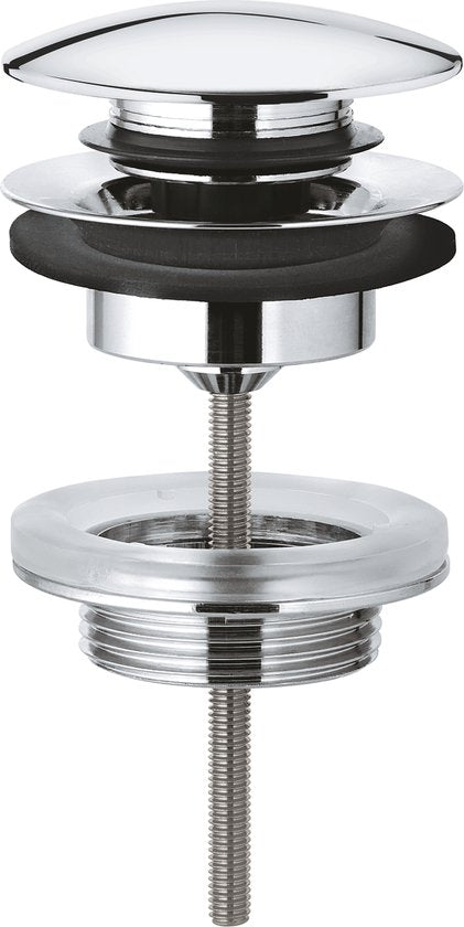 GROHE klikwaste afvoerplug 5/4" push to open chroom