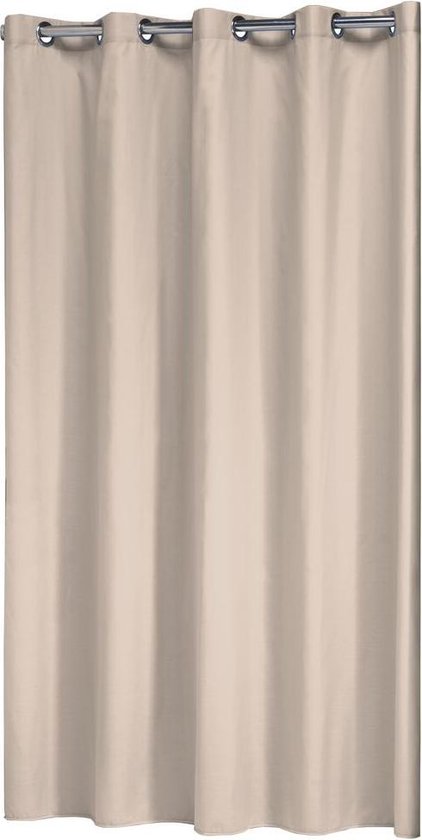 Sealskin Coloris Douchegordijn 180x200 cm - Polyester / Katoen - Beige