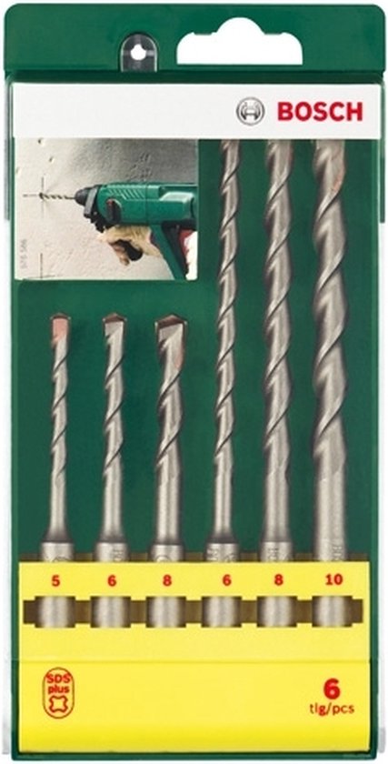 Bosch Hamerboorset - 6-delig - SDS plus