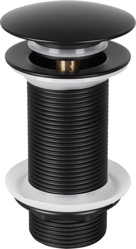 Differnz Design Afvoerplug Mat Zwart – Pop–up – Ø 63mm
