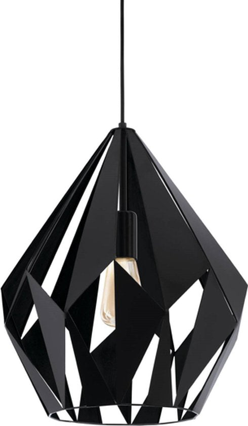 EGLO Carlton 5 Hanglamp - E27 - Ø 38,5 cm - Zwart