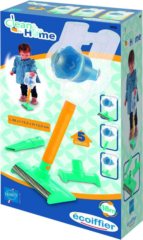 ECOIFFIER Toy Draadloze Staande Stofzuiger 5 El.