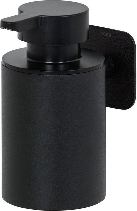 Tiger Colar - Zeepdispenser 180 ml - Zonder te boren - Zwart