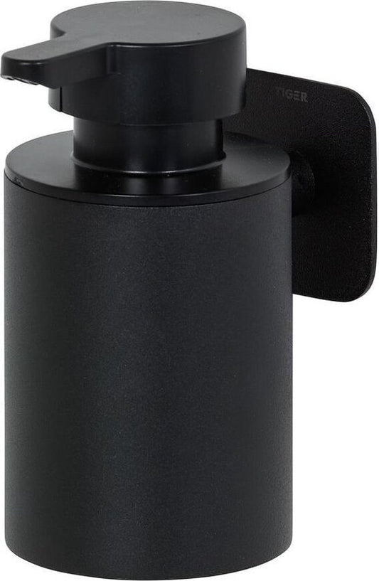 Tiger Colar - Zeepdispenser 180 ml - Zonder te boren - Zwart