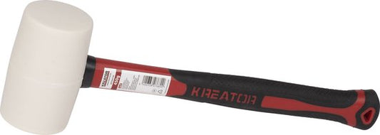 Kreator - Hand tools - KRT904104 - Rubber hamer - 450g - fiber - wit