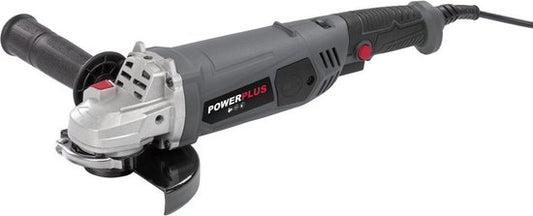Powerplus elektrische haakse slijper POWE20025 - 1 200W slijpmachine - slijpschijf 125mm ᴓ, compacte power tool