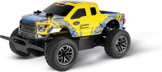 Carrera RC voertuig Auto - RC Auto Ford F-150 Raptor - y/b D/P - Geel - 2,4GHz RC Model Kant en Klaar - 1:18 -