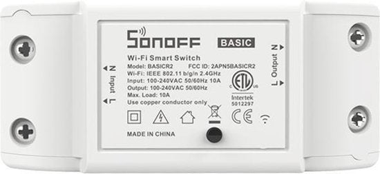 Sonoff - BASICR2 - Wireless Smart Switch - Werkt met Alexa, Google Assistant, IFTTT