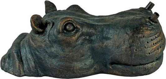 Ubbink - Drijvend nijlpaard - Spuitfiguur - waterornament - vijverdecoratie