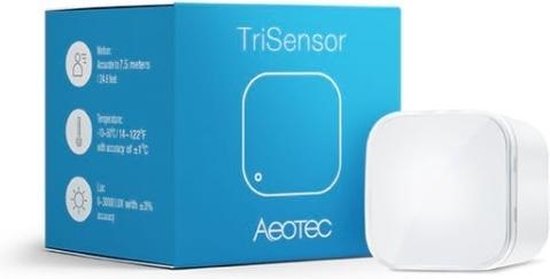 Aeotec Multisensor Trisensor | Beweging- Licht en Temperatuur Sensor met Z-wave
