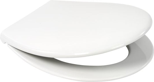Plieger Smart Toiletbril - Universele vorm WC Bril - Thermoplast - Wit - Met Deksel - Softclose - Quick Release - Kunststof bevestiging
