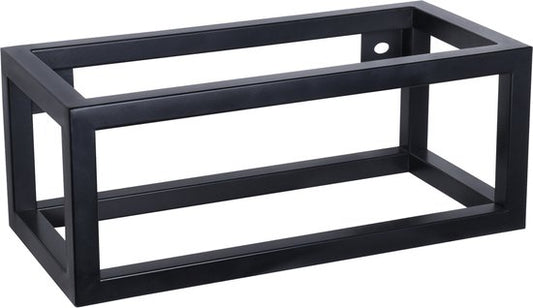 Differnz Handdoekrek - 38.5 x 18.5 cm - Zwart - Accessoire voor Fonteinset en Wasbak