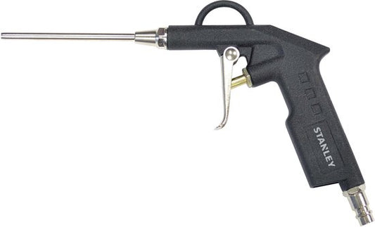 Stanley Pneumatisch blaaspistool, met lang mondstuk 10 cm, ideaal voor schoonblazen op moeilijke plaatsen