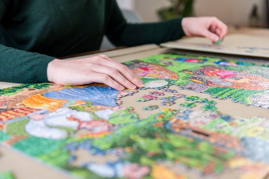 Jumbo Portapuzzle Standaard voor puzzels tot 1000 stukjes- 85x58 cm - Puzzelmap