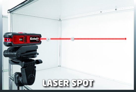 Einhell Laser Waterpas TC-LL 1 - Werkbereik lijn: 5 m - Werkbereik punt: 20 m - Incl. flexibele wandmontage