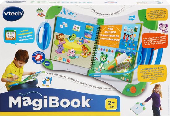 VTech Magibook Starter Pack Groen + demoboek - Interactief Activiteitenboek - vanaf 2 jaar - Educatief speelgoed
