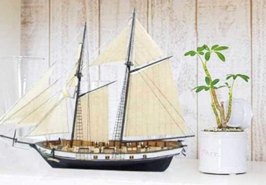 Zeilschip Houten Model 1:130 DIY Kit - Klassieke Schip Assemblage en Decoratie