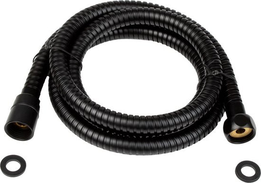 Plieger Napoli Doucheslang - Universeel - Metaal - Mat zwart - 150cm