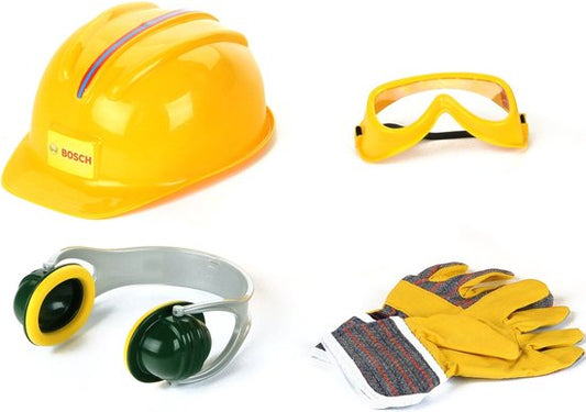 Klein Toys - Bosch Accessories Set, met helm, bril, handschoenen en oorbeschermers - speelgoed gereedschapset