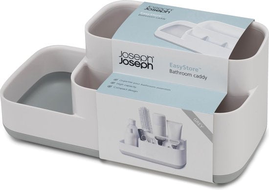 Joseph Joseph badkamer organizer wastafel - easystore - Wit & grijs - Sorteervakken