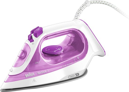 Braun TexStyle 3 SI3030PU - Stoomstrijkijzer - Paars