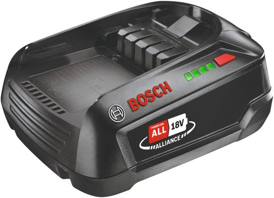 Bosch 18V Alliance Gereedschapsaccu en lader  Starterkit  Met 1x 18V accu en 2.5 Ah lader