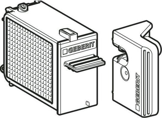 Geberit Duofix WC Bediening Lade - Inclusief Filter