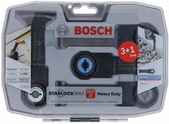Bosch 2608664132 4-delige Starlock Multitool zaagbladen set