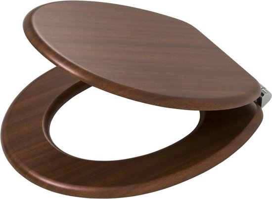 Tiger Douglas - WC bril - Soft Close - MDF / FSC - Walnoot