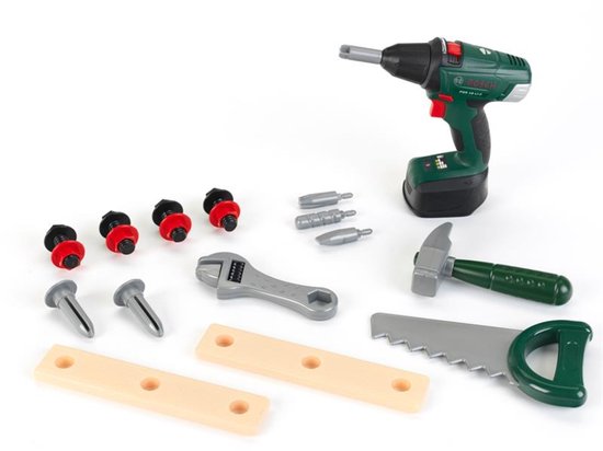 Klein Toys Bosch Kinder Gereedschapskist - Inclusief boormachine - 3+ jaar