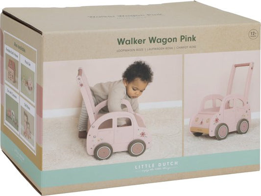 Little Dutch Loopwagen - Roze