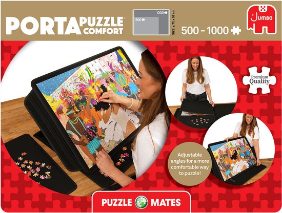 Jumbo - Puzzle Mates - Portapuzzle Comfort - tot 1000 stukjes - Verstelbare puzzelmat