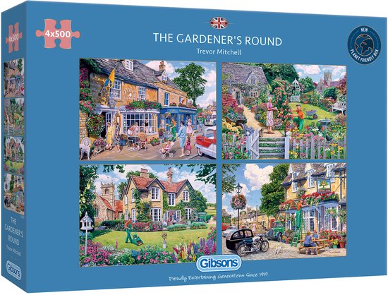 Gibsons - The Gardener s Round (door Trevor Mitchell) - 4×500 stukjes 48×34cm (b×h) - Legpuzzel voor volwassenen