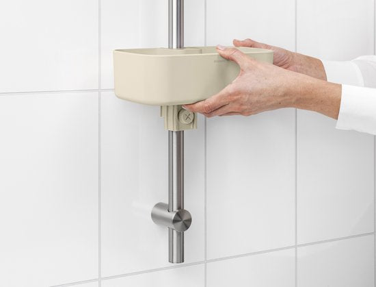 Brabantia ReNew Doucherek - Zonder boren - Soft Beige