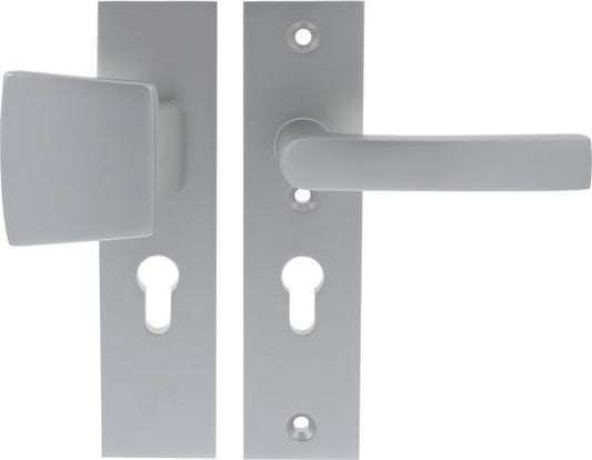 Starx Veiligheidsbeslag – Deurbeslag – Duwer/Kruk – Kortschild – Aluminium – PC55 mm
