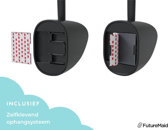 Sanimaid Seoul - Toiletborstel met Houder - Wc-borstel - Zwart - Hygiënisch - Duurzaam - Antibacterieel