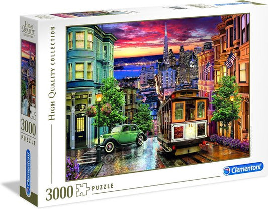 Clementoni - Puzzel - 3000 Stukjes - San Francisco - High Quality Collection - Puzzel Voor Volwassenen