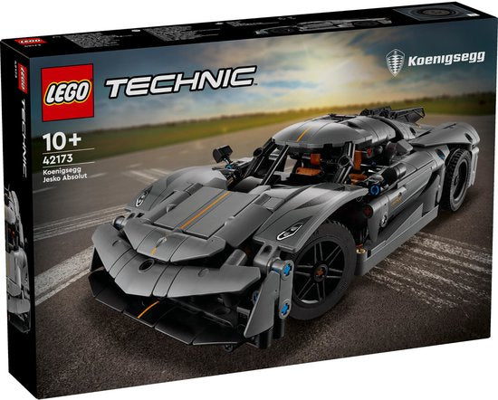 LEGO Technic - Koenigsegg Jesko Absolut grijze hypercar - 42173